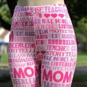Mom Pink Leggings New